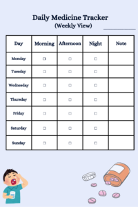 Medicine Planner (6 x 9 in) (3)